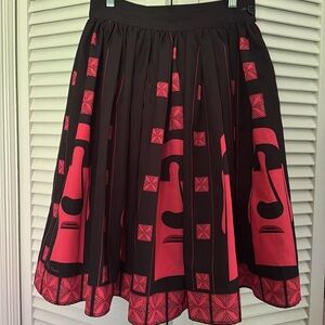 Black Oblong Box Shop Mali Tiki skirt